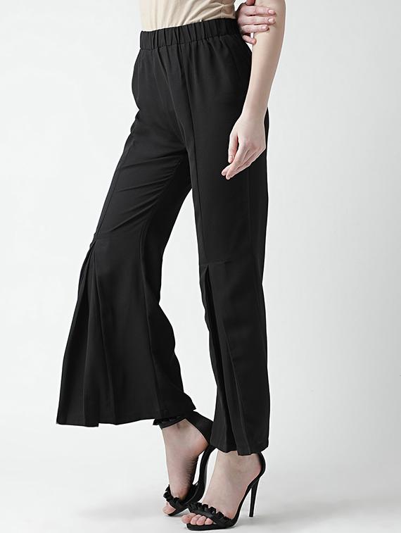 pleated flared leg trouser - 16004880 - Zoom Image - 2