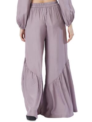 ruffle tapered pant - 16005575 - Standard Image - 3
