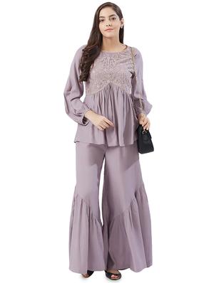 ruffle tapered pant - 16005575 - Standard Image - 4