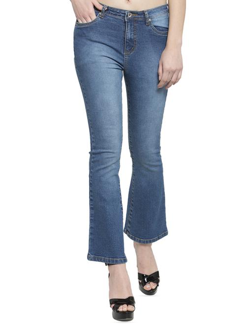 stone washed bootcut jeans - 16005629 - Standard Image - 1