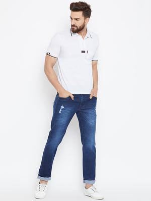 blue denim ripped jeans - 16005958 - Standard Image - 4