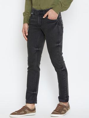 black plain denim jeans - 16005961 - Standard Image - 2