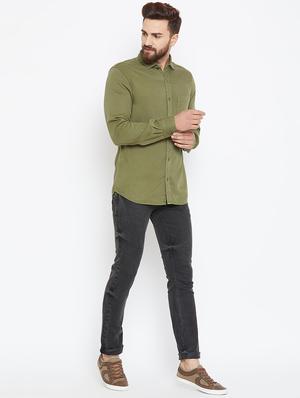 black plain denim jeans - 16005961 - Standard Image - 4