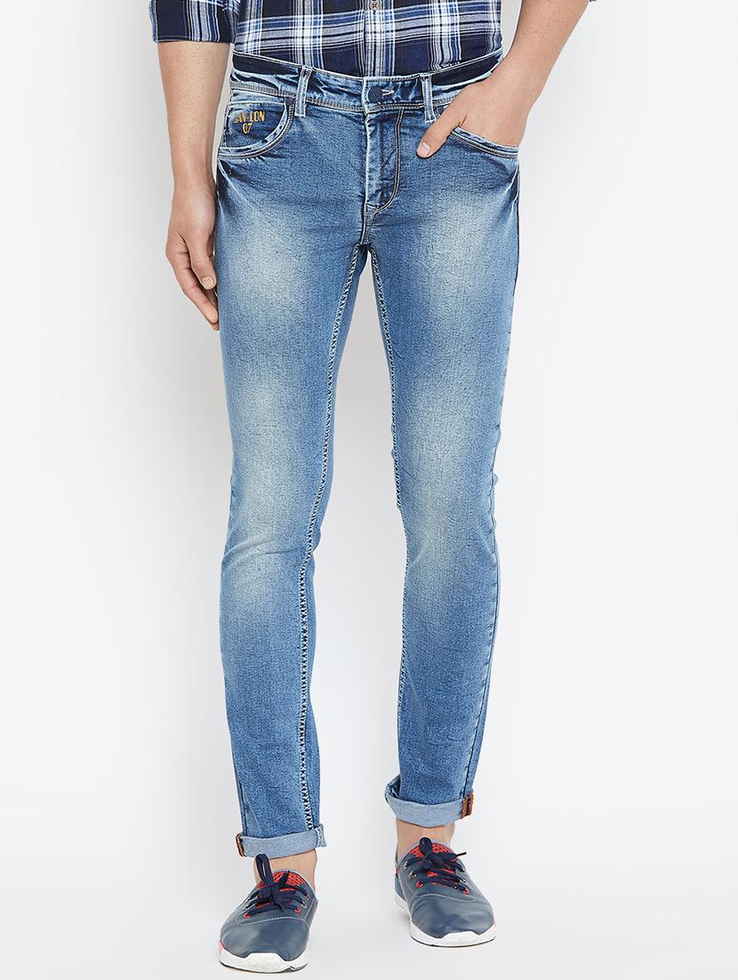 blue denim washed jeans - 16005965 - Zoom Image - 1