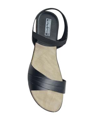 black back strap sandals - 16006130 - Standard Image - 3