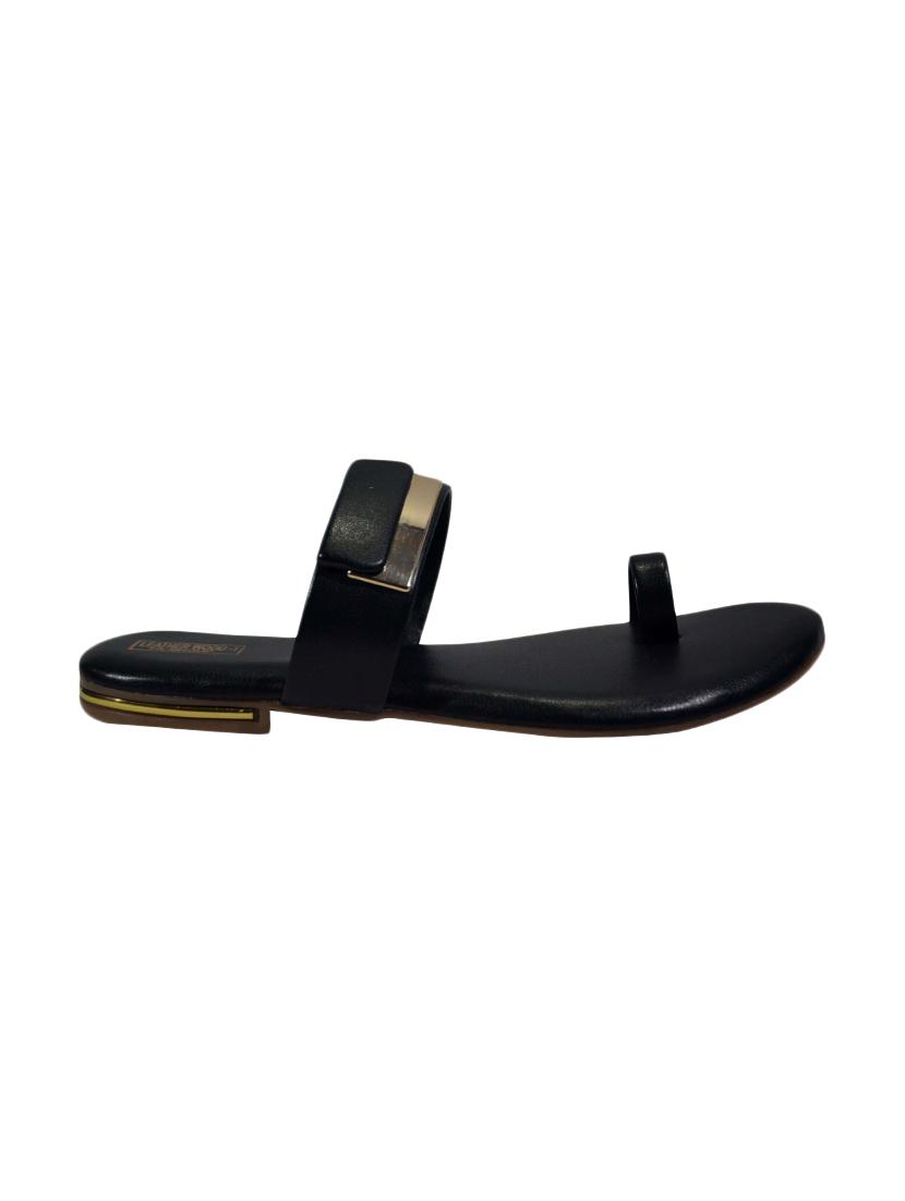 black one toe sandals - 16006134 - Zoom Image - 2