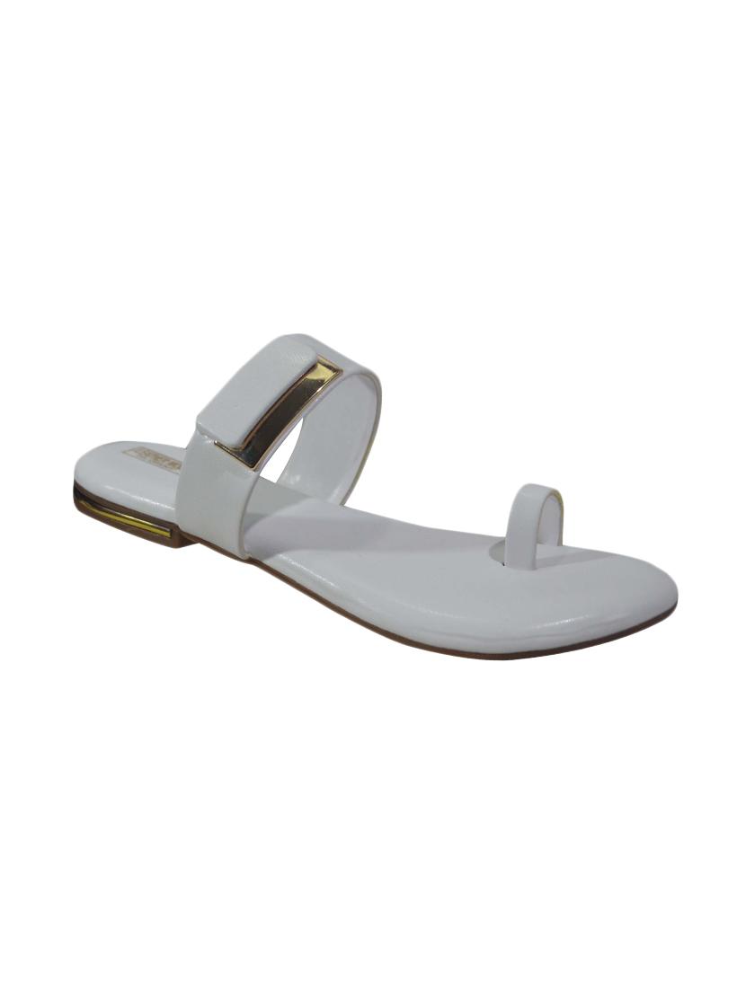 white one toe sandals - 16006135 - Zoom Image - 1