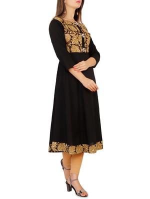 a-line printed kurta - 16006163 - Standard Image - 2