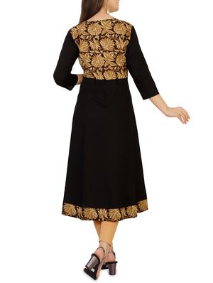 a-line printed kurta - 16006163 - Standard Image - 3