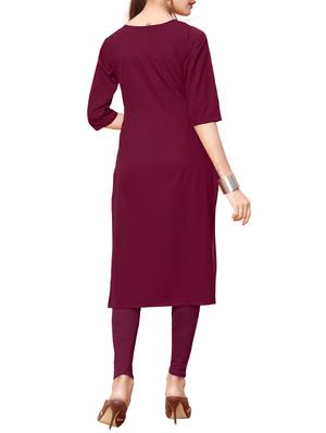 printed straight kurta - 16006238 - Standard Image - 3