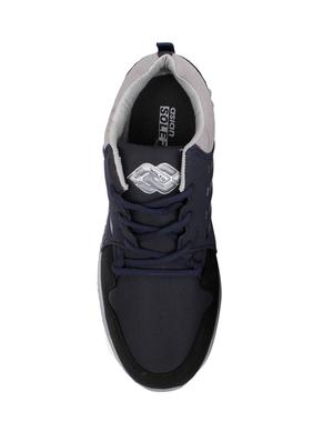 navy canvas sport shoes - 16006309 - Standard Image - 4