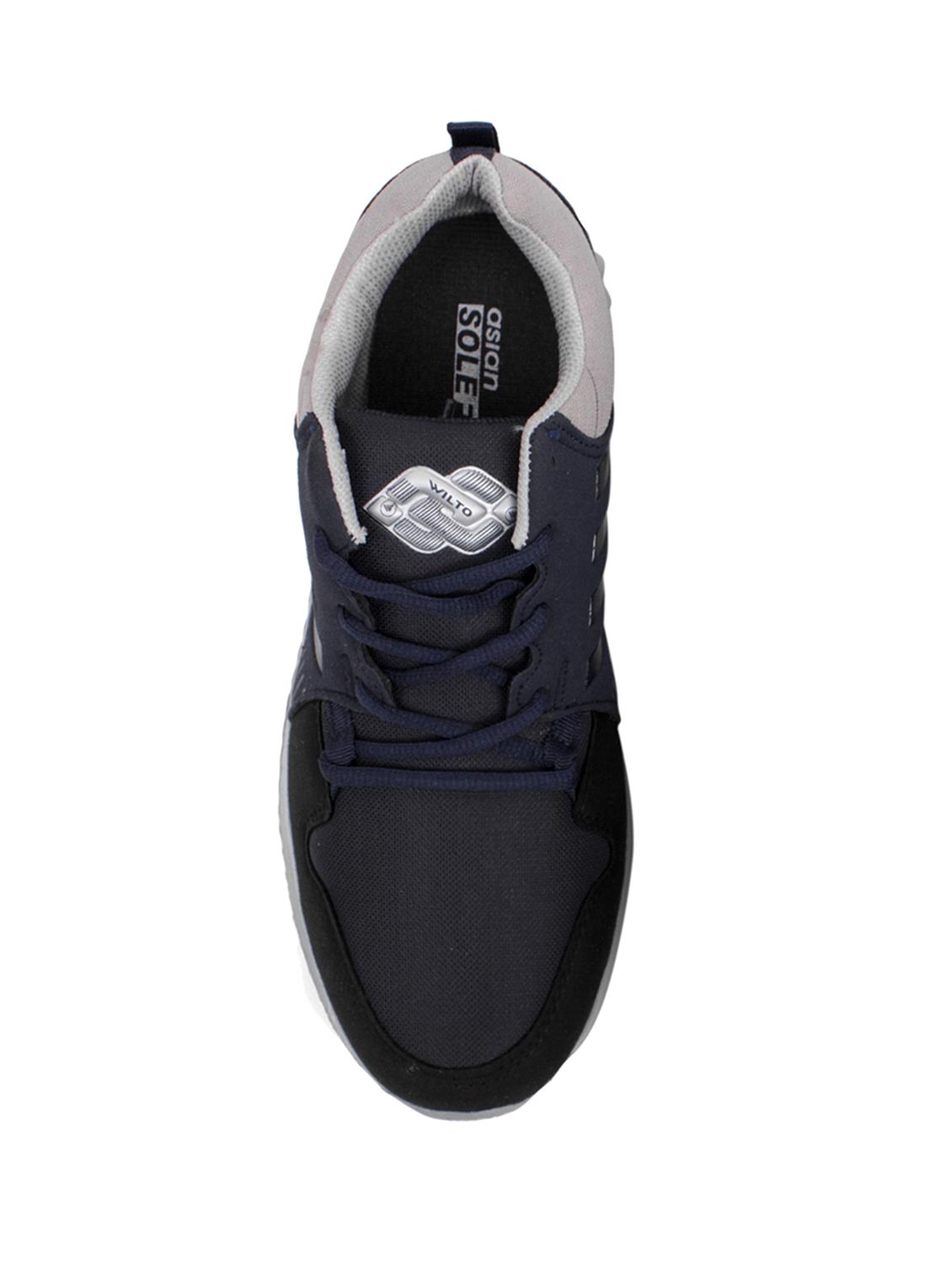 navy canvas sport shoes - 16006309 - Zoom Image - 4