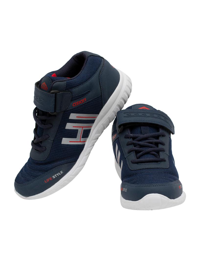navy mesh sport shoes - 16006348 - Zoom Image - 3