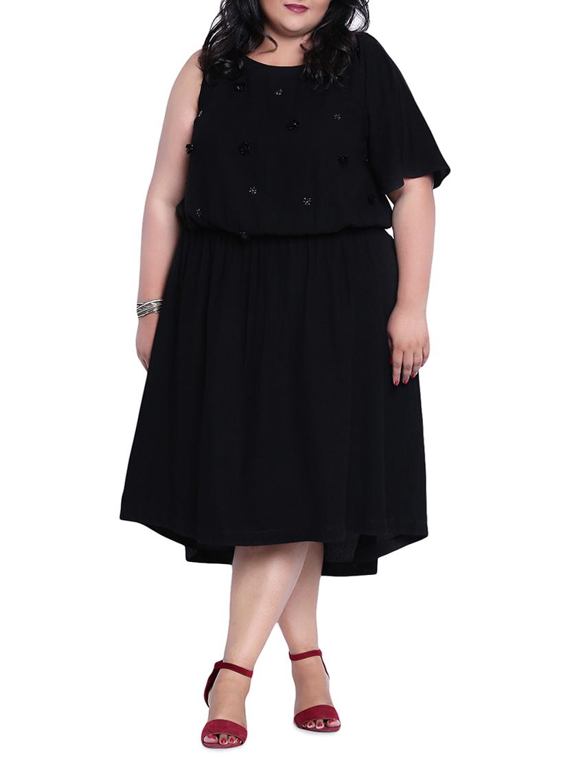 embellished plus blouson dress - 16006749 - Zoom Image - 1