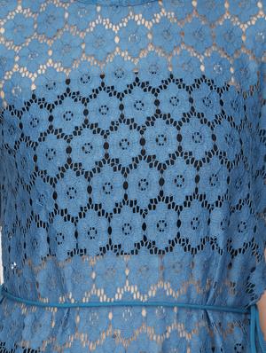 net straight kurta - 16007042 - Standard Image - 4