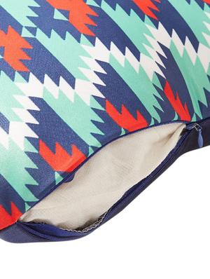 blue set of 2 printed 16" x 16" square cushion covers - 16007150 - Standard Image - 5