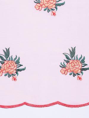 floral pink embroidered saree with blouse - 16007169 - Standard Image - 4