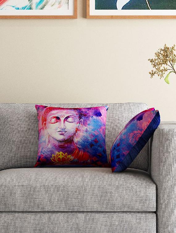 set of 2 16" x 16" square cushion covers - 16007209 - Zoom Image - 1