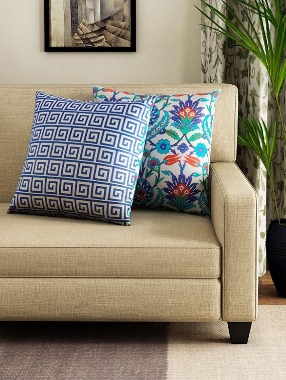 set of 2 16" x 16" square cushion covers - 16007222 - Zoom Image - 1