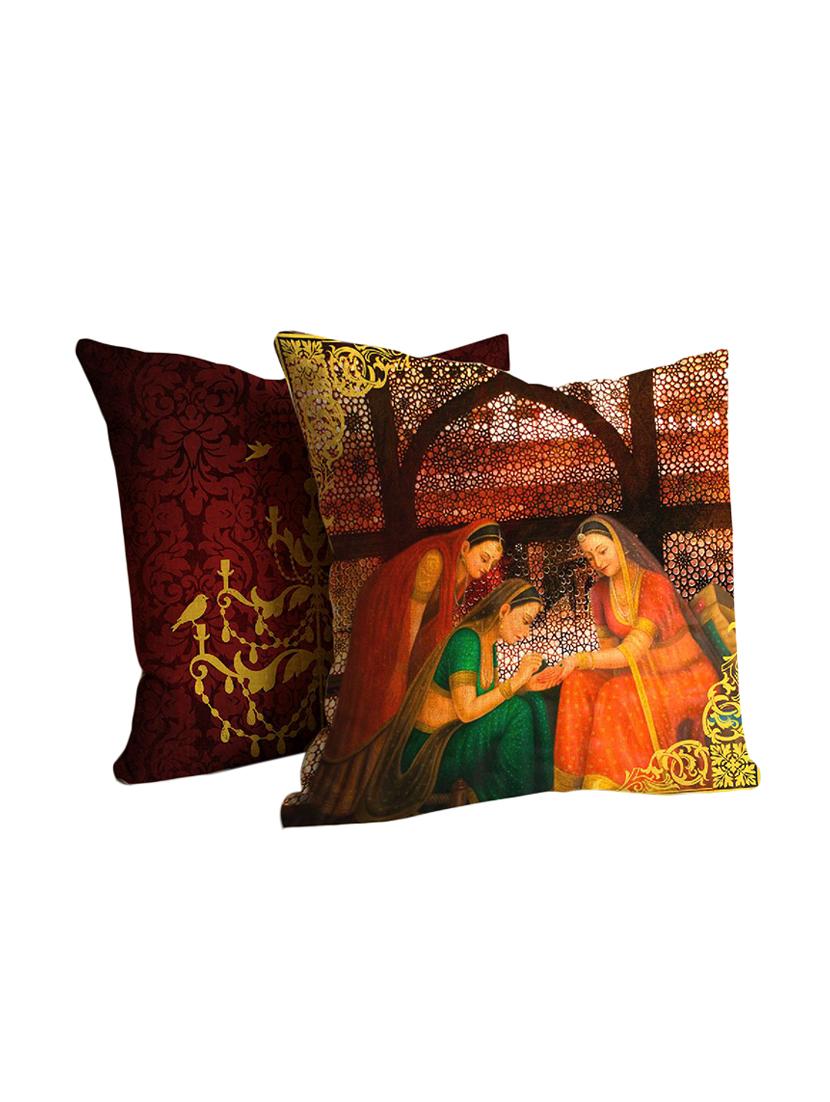 set of 2 16" x 16" square cushion covers - 16007224 - Zoom Image - 1