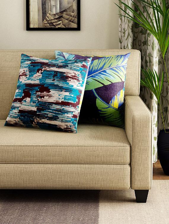 set of 2 16" x 16" square cushion covers - 16007250 - Zoom Image - 1