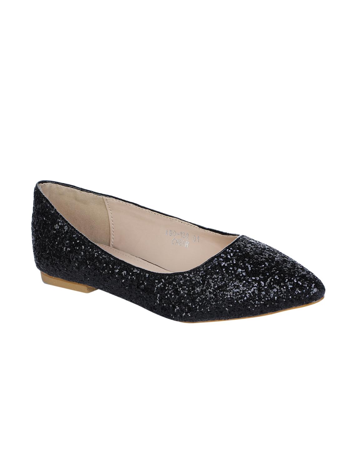 black slip on ballerinas - 16007303 - Zoom Image - 1