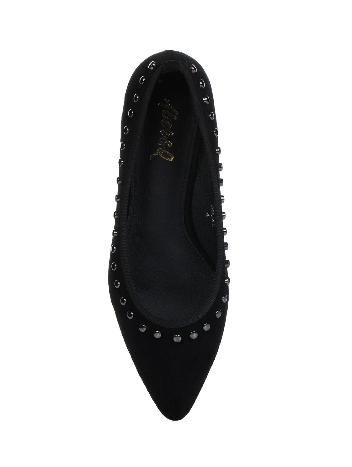 black slip on ballerinas - 16007306 - Zoom Image - 4