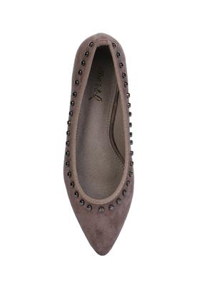 grey slip on ballerinas - 16007308 - Standard Image - 4