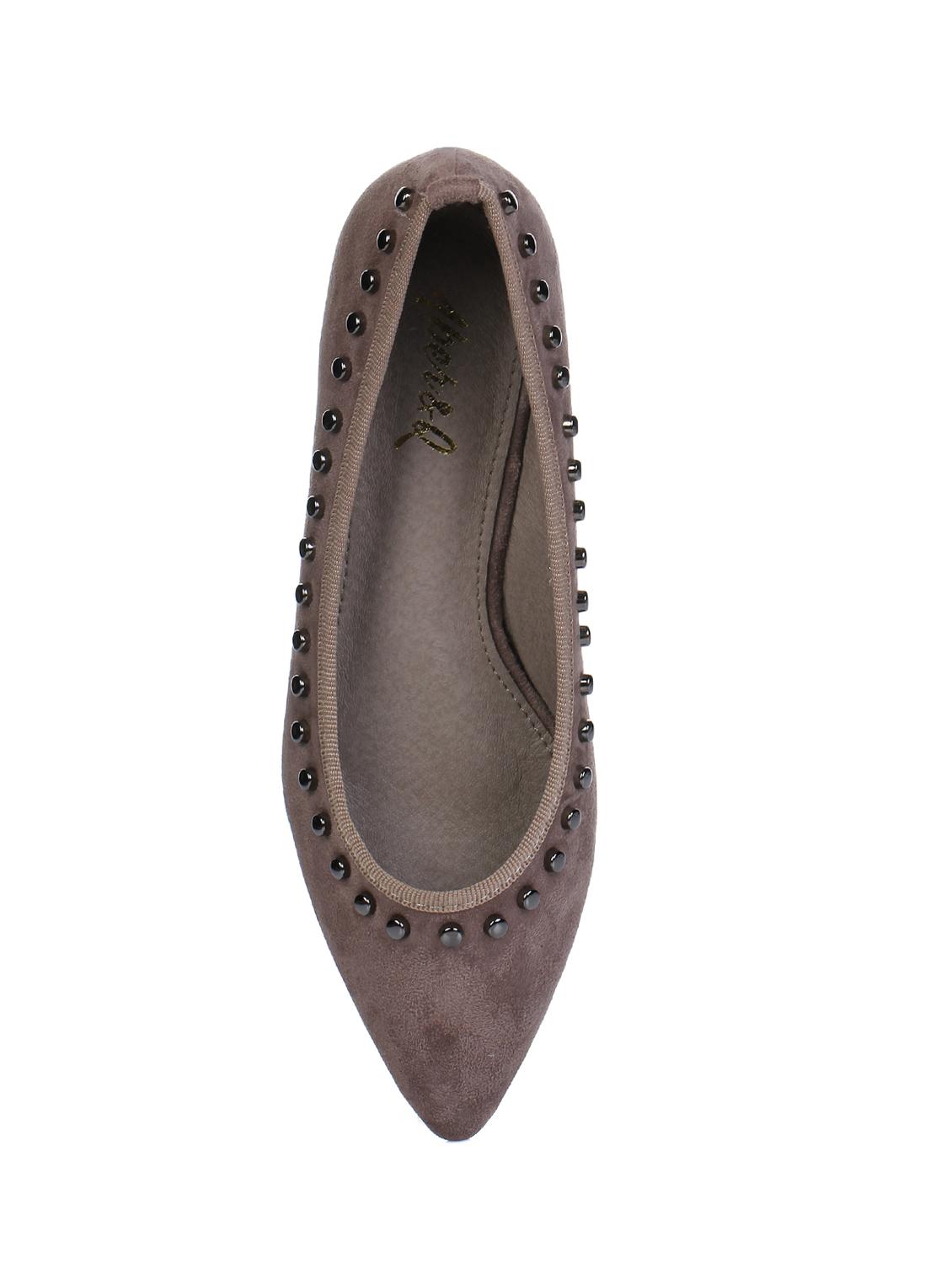 grey slip on ballerinas - 16007308 - Zoom Image - 4