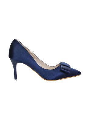 navy slip on pumps - 16007314 - Standard Image - 2