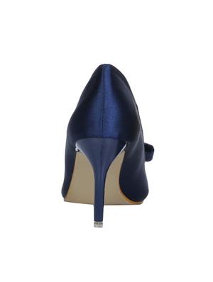 navy slip on pumps - 16007314 - Standard Image - 3