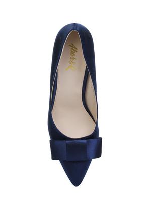 navy slip on pumps - 16007314 - Standard Image - 4