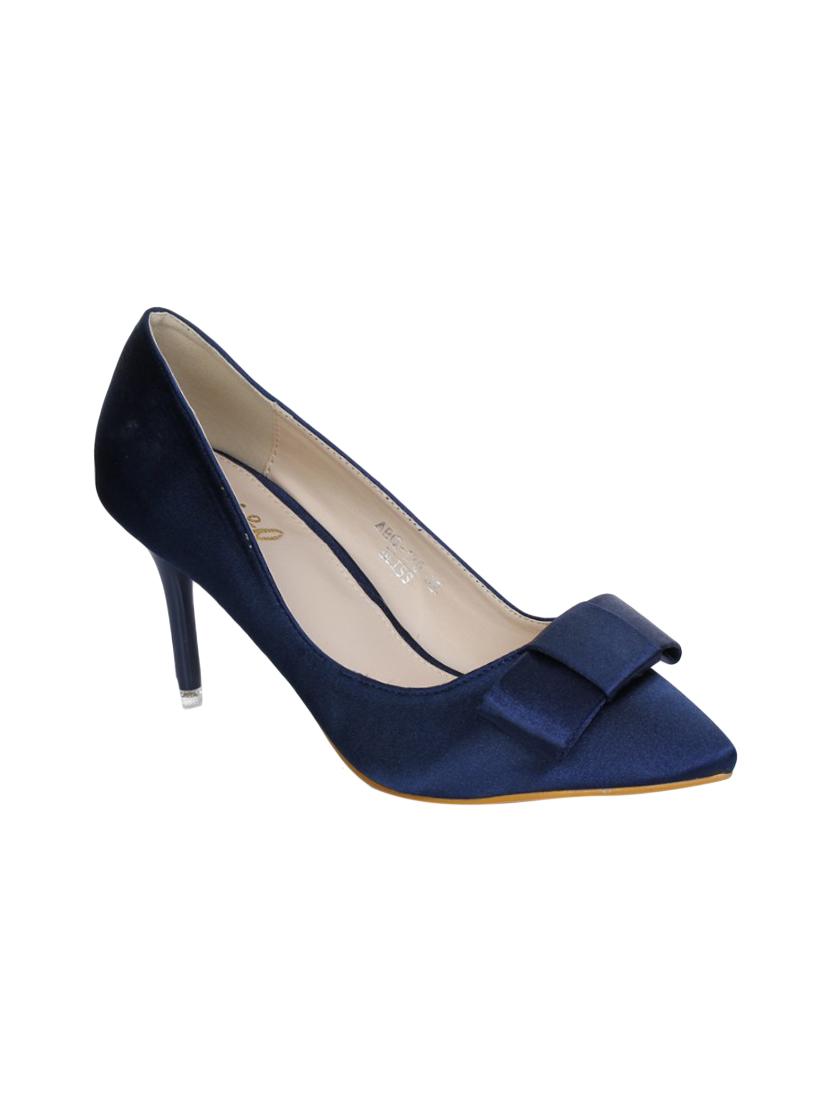 navy slip on pumps - 16007314 - Zoom Image - 1