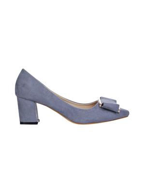 blue slip on pumps - 16007318 - Standard Image - 2