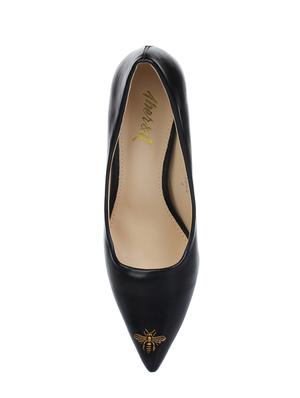black slip on pumps - 16007321 - Standard Image - 4