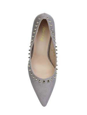 grey slip on pumps - 16007325 - Standard Image - 4