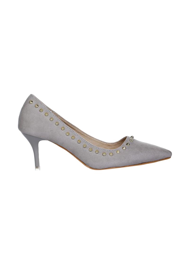 grey slip on pumps - 16007325 - Zoom Image - 2