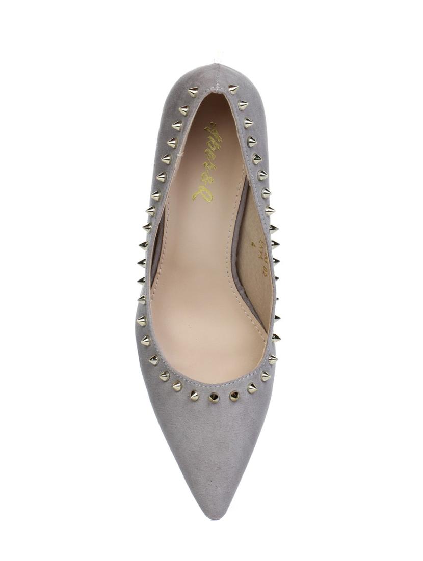 grey slip on pumps - 16007325 - Zoom Image - 4