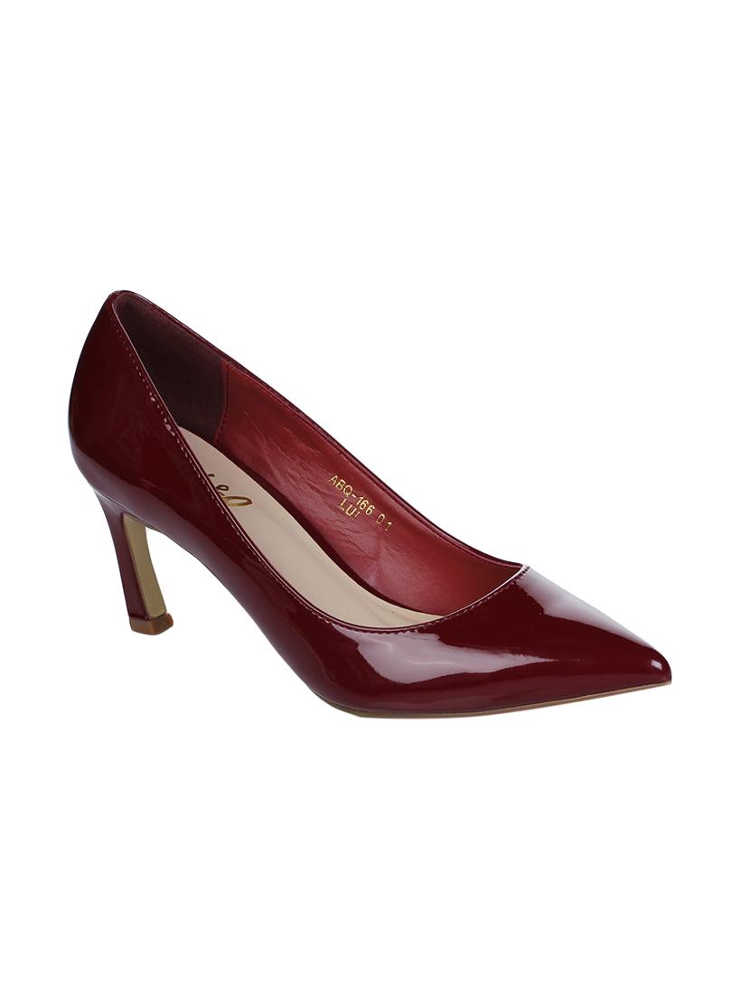 maroon slip on pumps - 16007326 - Zoom Image - 1