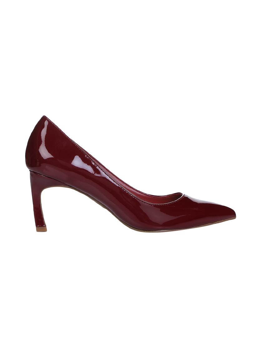 maroon slip on pumps - 16007326 - Zoom Image - 2