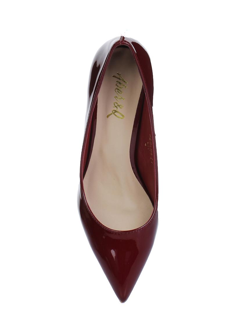 maroon slip on pumps - 16007326 - Zoom Image - 4