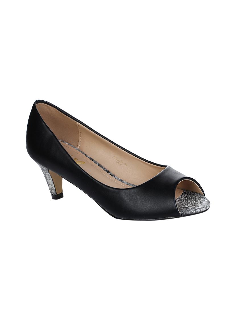 black slip on sandals - 16007329 - Zoom Image - 1