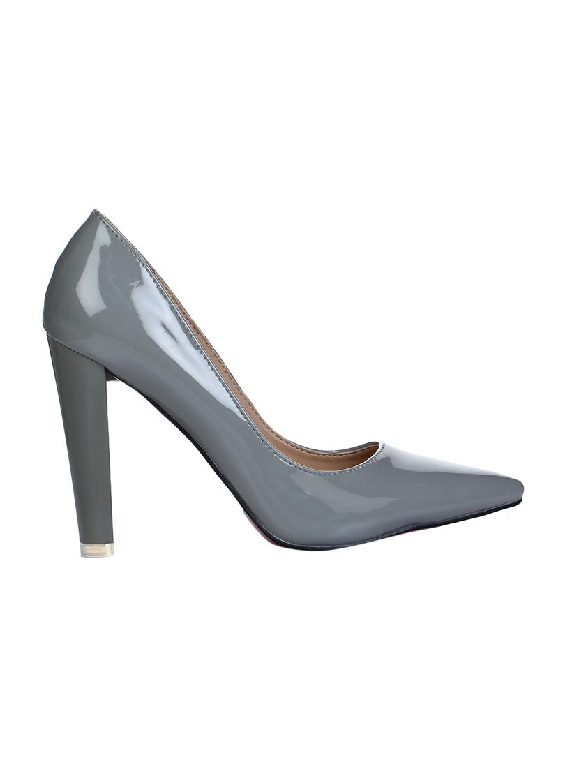 grey slip on pumps - 16007333 - Zoom Image - 2