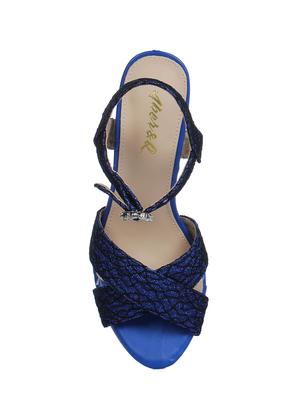 blue back strap sandals - 16007352 - Standard Image - 4
