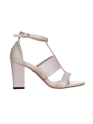 beige ankle strap sandals - 16007357 - Standard Image - 2