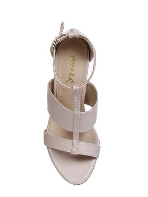 beige ankle strap sandals - 16007357 - Standard Image - 4
