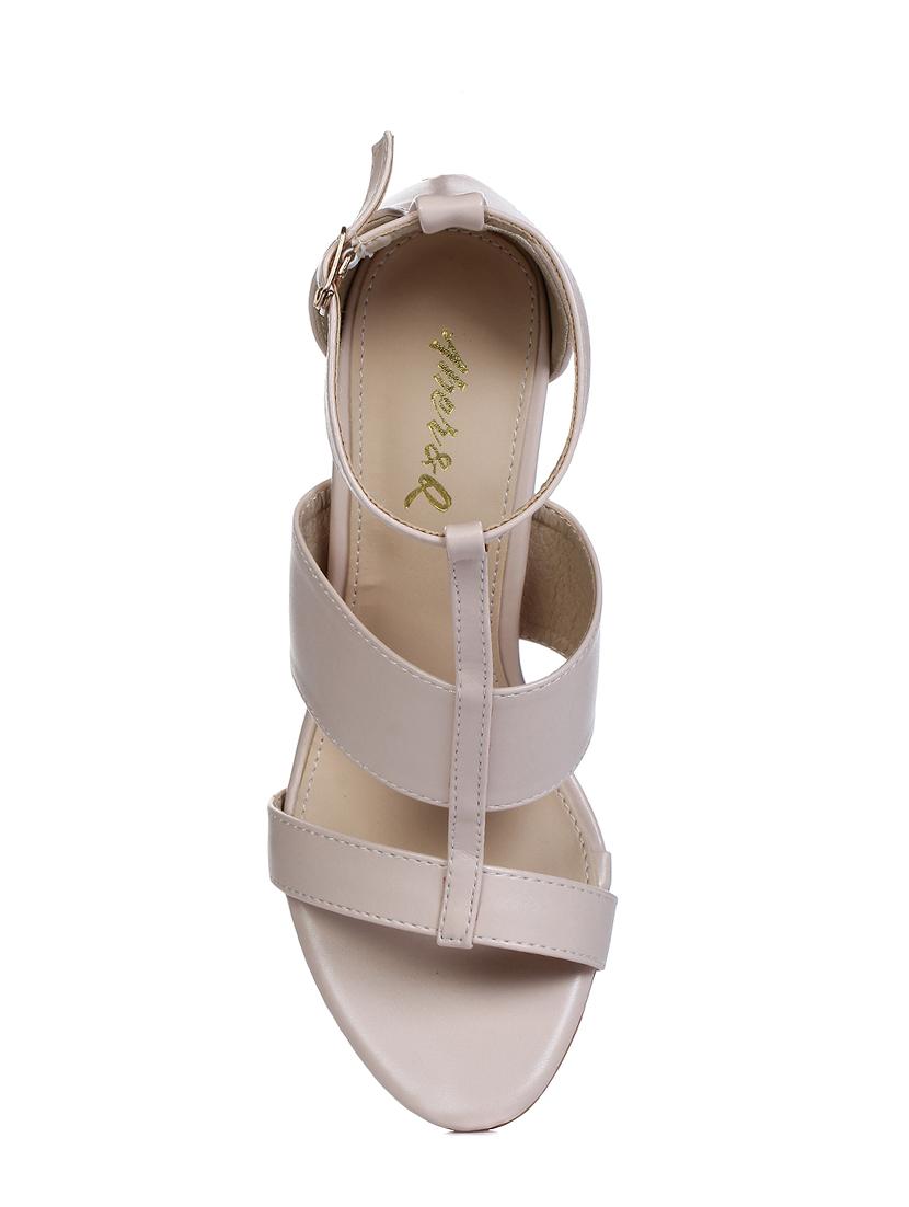 beige ankle strap sandals - 16007357 - Zoom Image - 4