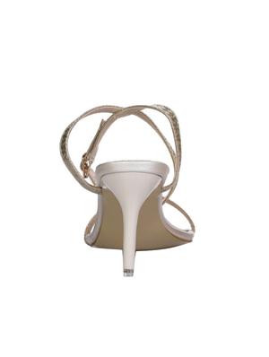 gold ankle strap sandals - 16007361 - Standard Image - 3