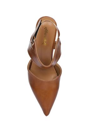 tan synthetic sandals - 16007379 - Standard Image - 4
