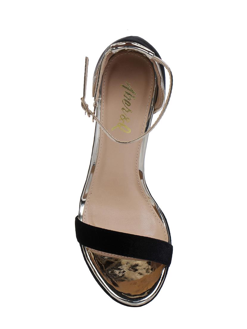 black synthetic sandals - 16007409 - Zoom Image - 4